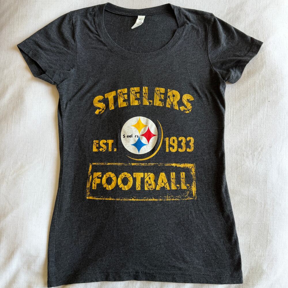 STEELERS Football womens crew Neck tee